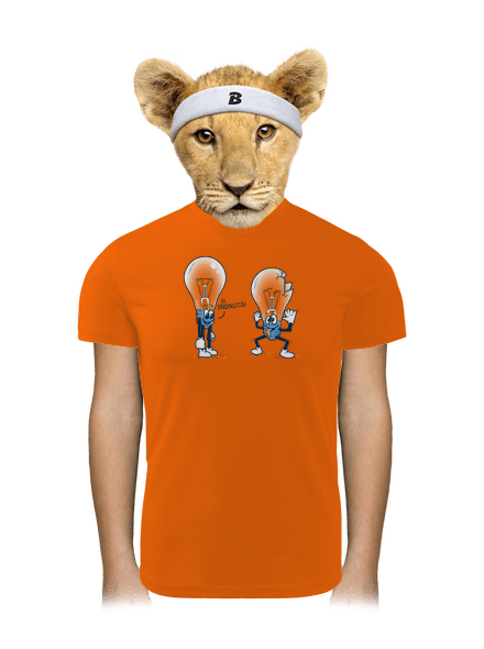 Prdlá detské športové tričko Neon Orange