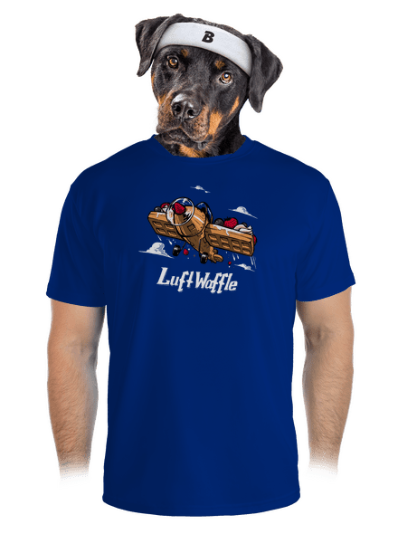 Luftwaffle pánske športové tričko Royal Blue Mal