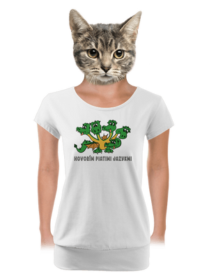 dámske tričko s lemom