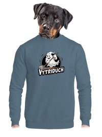 unisex mikina bez kapucne