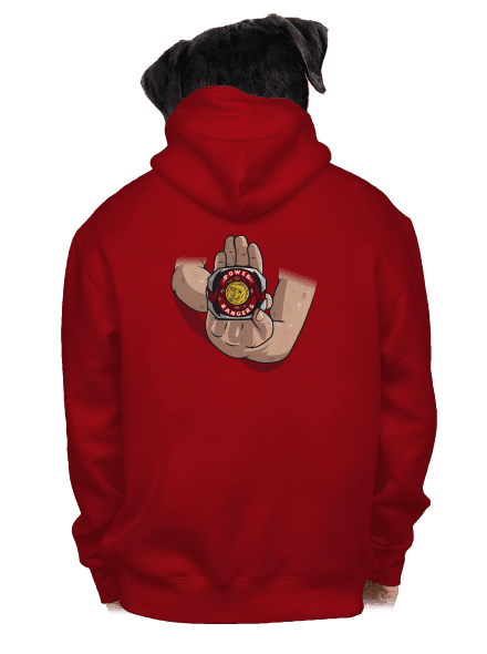 Morfujeme pánska mikina na zips Red