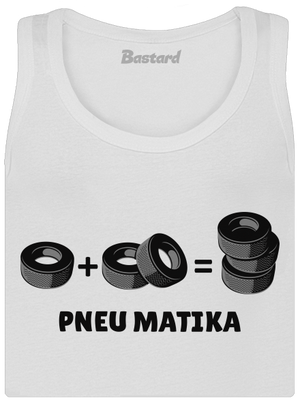 Pneu Matika dámske tielko klasické White