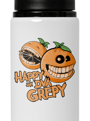 Happy grepy flaša na vodu White