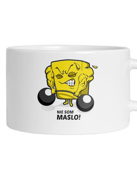Nie som maslo hrnček makronka White
