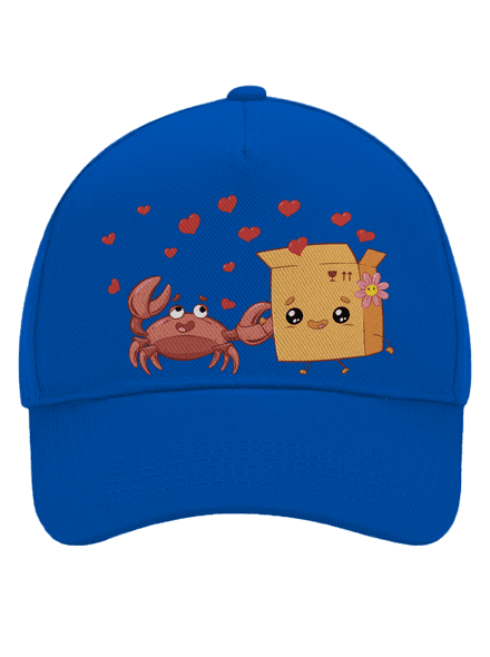 Krab a krabica šiltovka baseballka Bright Royal