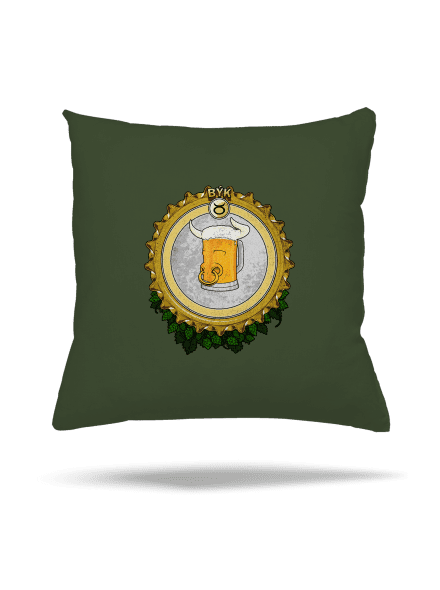 Pivný horoskop: Býk vankúš Olive Green