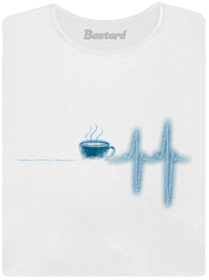 Coffee help dámske tričko White