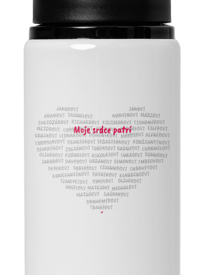Moje srdce patrí flaša na vodu White