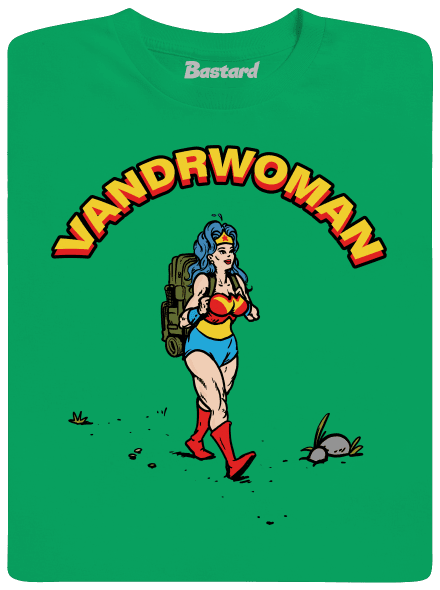 Vandrwoman detské tričko Kelly Green