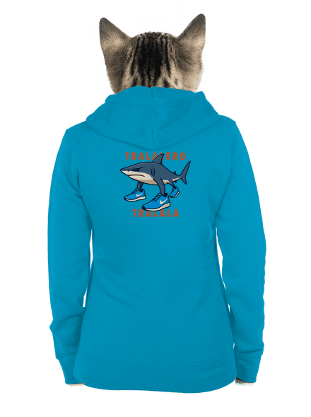 Tralalero Tralala – Italian Brainrot dámska mikina na zips Blue Atol