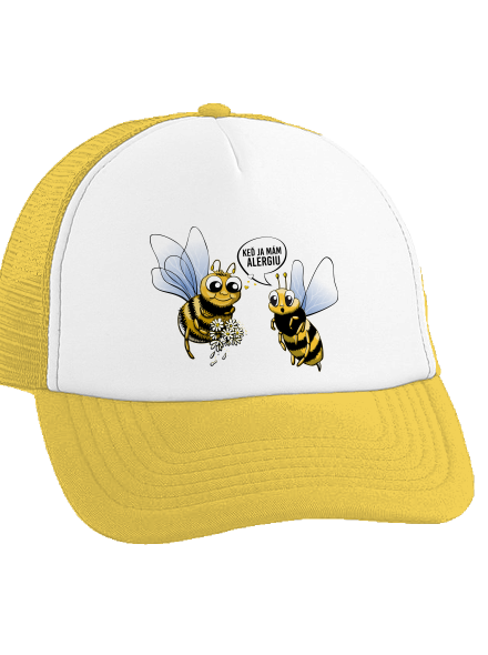Alergická včielka šiltovka truckerka Sunflower cap