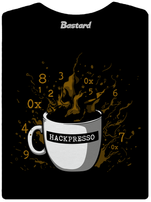 Hackpresso  dámske tričko prémium Black