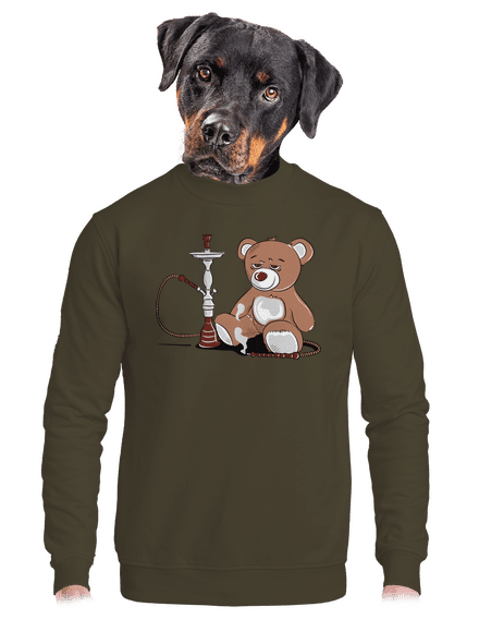 Šíša unisex mikina bez kapucne Urban Khaki