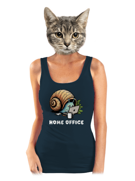 Slimákov home office dámske tielko klasické Navy
