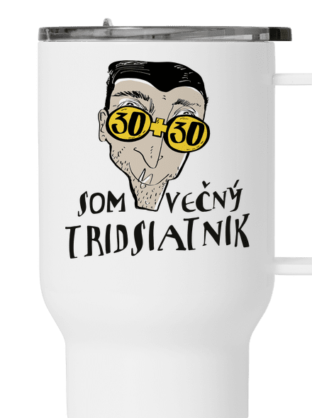 Večný tridsiatnik termohrnček White