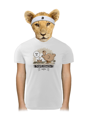 Strongest bird detské športové tričko White