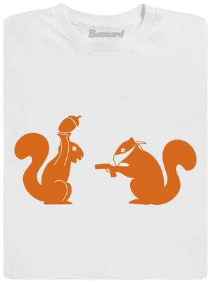 Veveričky pánske dlhý rukáv White