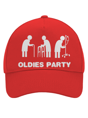 Oldies party šiltovka baseballka Classic Red