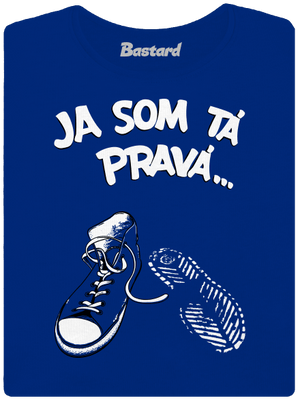 Hľadám tú pravú dámske tričko s lemom Royal Blue Mal