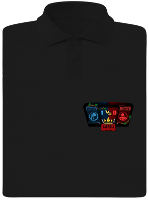 Príroda vs. človek pánska polokošeľa Black