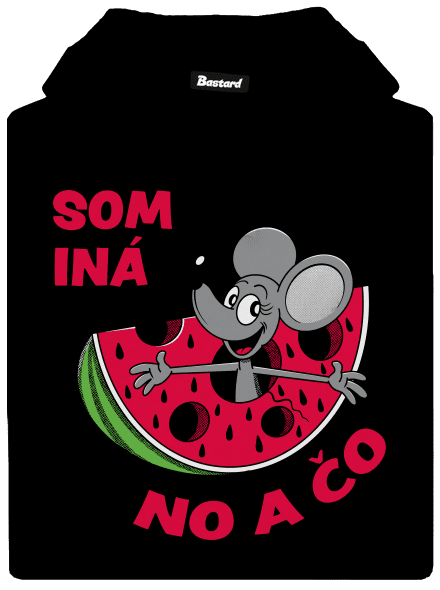 Som iná pánska mikina klokanka Black