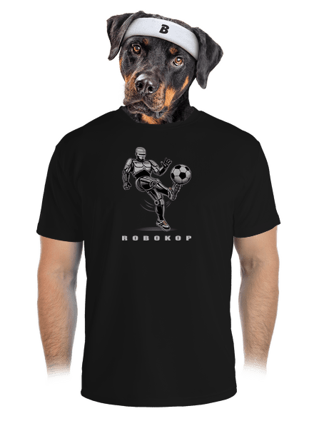 Robokop pánske športové tričko Black