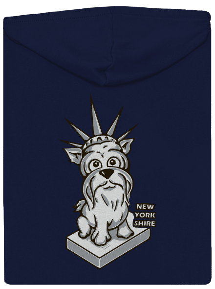 New Yorkshire pánska mikina na zips Navy