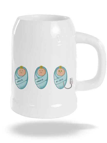 AI baby polliter White