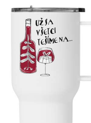 Vianoce vo víne termohrnček White
