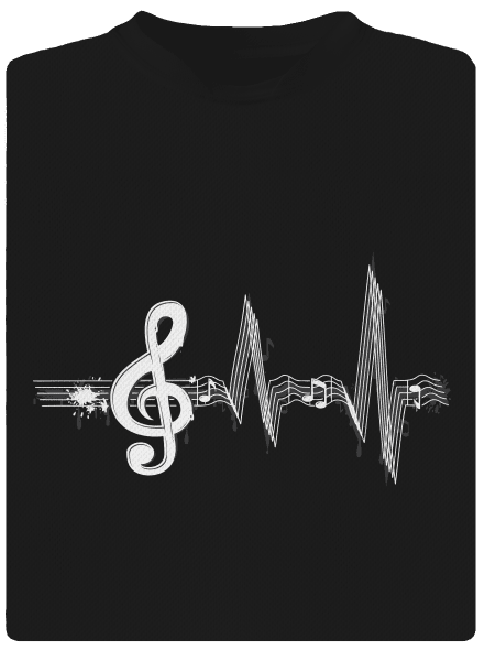 Žijem muzikou detské športové tričko Black