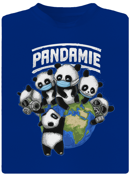 Pandamie pánske športové tričko Royal Blue Mal