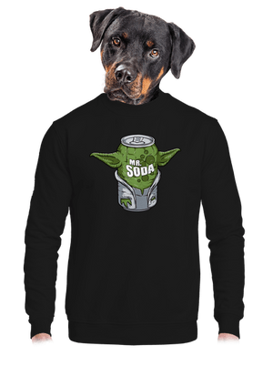 unisex mikina bez kapucne