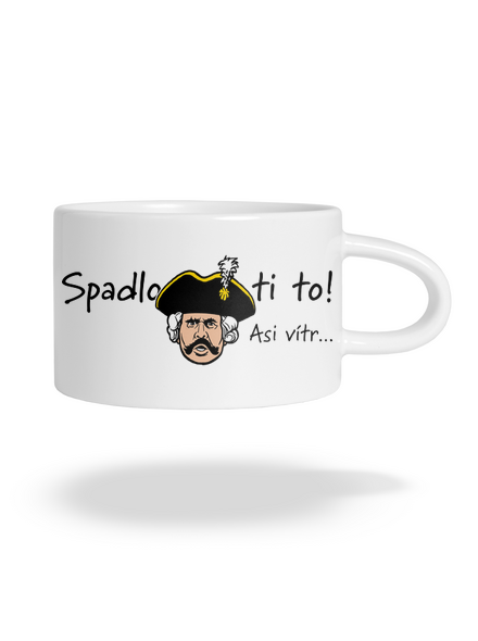 Spadlo ti to hrnček makronka White