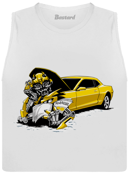 Ako na to dámske tielko voľné White