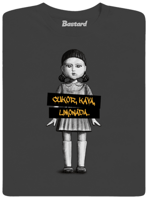 Cukor, káva, limonáda pánske dlhý rukáv Dark Grey