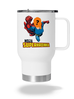 Moja superhrdinka termohrnček White