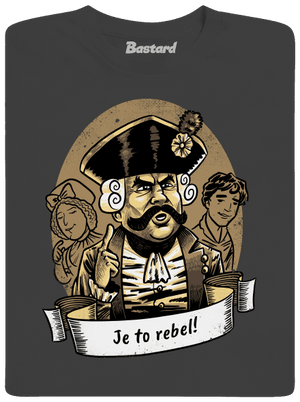 B14: S čerty nejsou žerty pánske dlhý rukáv Dark Grey