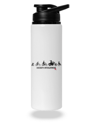 Biker’s Evolution flaša na vodu White