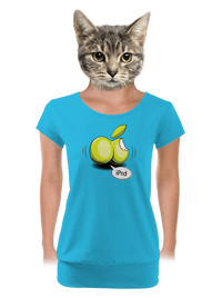 dámske tričko s lemom