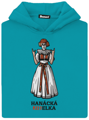 Hanácká Kisselka detská mikina klokanka Hawaiian Blue