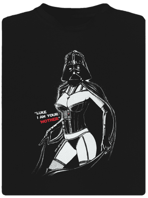 Mrs. Vader detské športové tričko Black