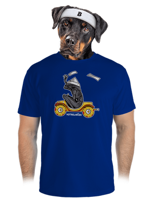 Votrelníček pánske športové tričko Royal Blue Mal