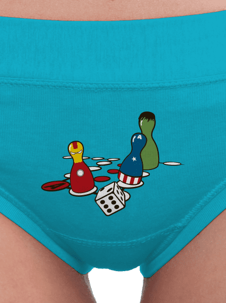 Superhrdina nehnevaj sa dámske nohavičky Turquoise