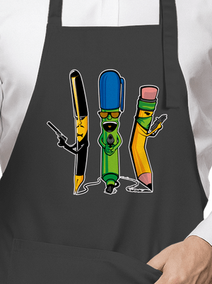 Písací gang zástera Dark Grey