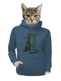 dámska mikina klokanka