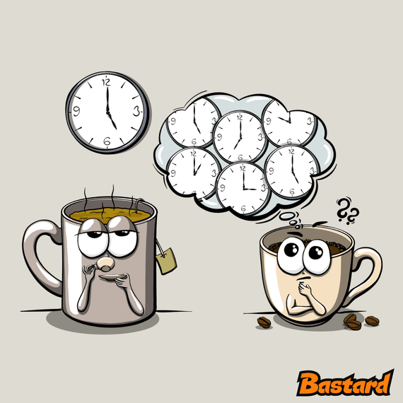 Čaj o piatej, káva stále