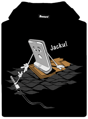 Jacku dámska mikina klokanka Black