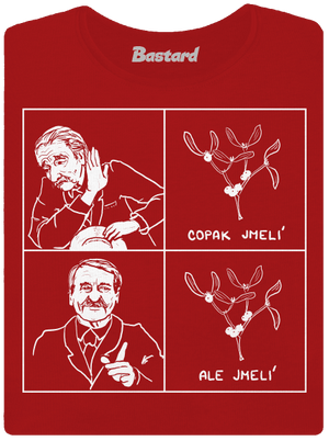 Cimrman: Copak jmelí dámske tričko prémium Red Mal