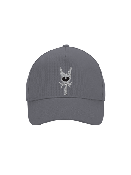 Mimozemská mačka šiltovka baseballka Graphite grey