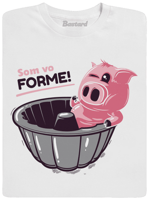 Vo forme pánske tričko White